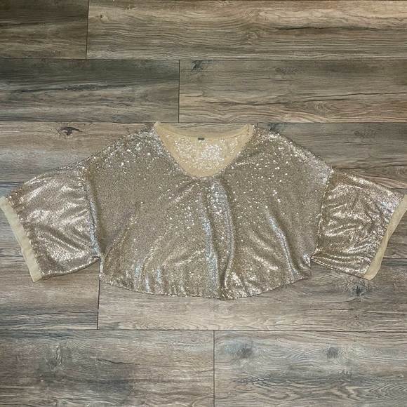 FREE PEOPLE CROP TOP (XS) - Picture 1 of 5